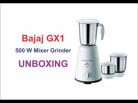 Bajaj GX1 500 W Mixer Grinder Unboxing