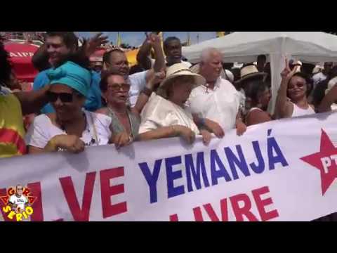 Pt de Salvador faz homenagem ao Lula na Festa de Iemanjá 2019
