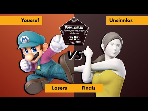 Soda Smash Lite #10 - Losers Finals - Youssef (Mario) vs. Unsinnlos (Wii Fit Trainer)