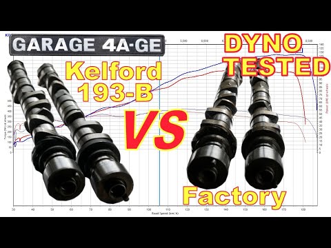 Camshaft upgrade Gold 4age - Dyno tested