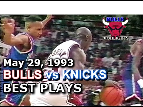 1993 Bulls vs Knicks game 3 HD highlights