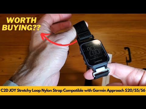 Garmin Approach S20/S5/S6 Replacement Band Review and Demo | Worth Buying?