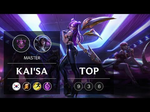 Kai'Sa Top vs Anivia - KR Master Patch 9.3