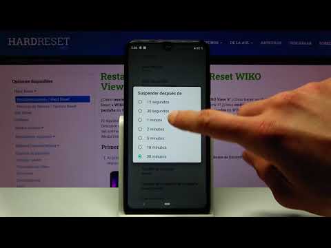 Cómo cambiar tiempo de bloqueo de pantalla en WIKO View 3 - bloqueo automático