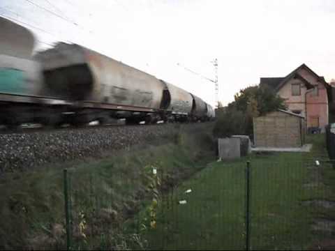 LTE Taurus mit Getreidezug auf der Frankenwaldbahn