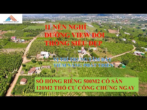 Chính chủ bán 3 lô 500m2 giá rẻ đất trung tâm Đà Lạt mở rộng,ven Đà Lạt Lâm Đồng