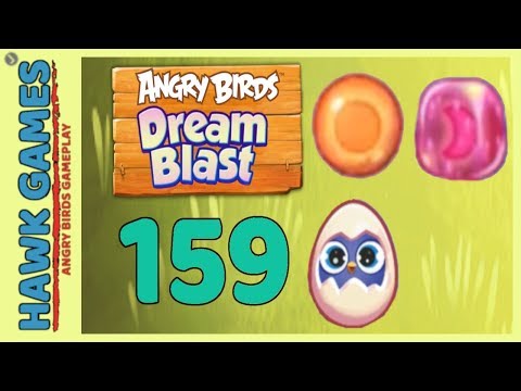 Angry Birds Dream Blast Level 159 - Walkthrough, No Boosters