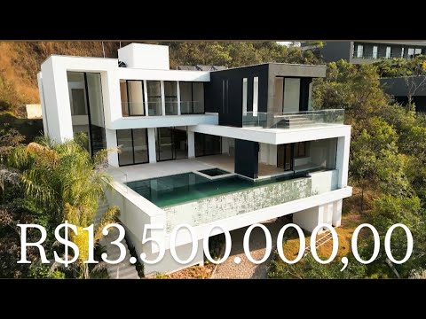 Mansion worth R$13,500,000.00 in Vale dos Cristais - Nascentes Condominium - Nova Lima - MG