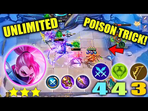 HOW TO SLOWLY DESTROY YOUR ENEMIES UNLIMITED POISON TRICK 99999% DAMAGE 3 STAR HANABI VS 3S KARINA!