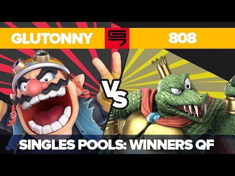 Glutonny vs 808 - Ultimate Singles: Pools R2 Winners Quarterfinal - Genesis 7 |Wario vs King K. Rool