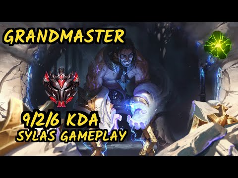 ONE Brucer (SYLAS) vs RYZE - 9/2/6 KDA MID GAMEPLAY - BR Ranked GRANDMASTER