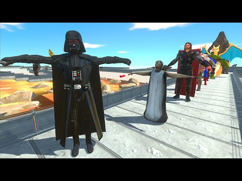 NEW UPDATE UNIT | DARTH VADER LAVA DEATH RUN - Animal Revolt Battle Simulator