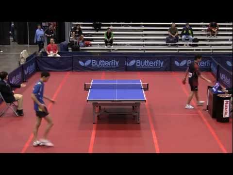 Men's Singles Rd 16: Peter Li vs. Andrew Chen - 2011 US Table Tennis Championships