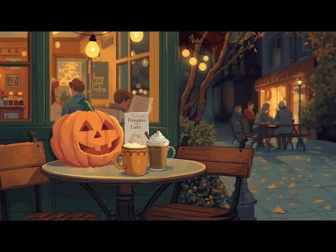🍁☕ Autumn Café Ambience | Jazz & Pumpkin Spice Vibes 🍁🎷