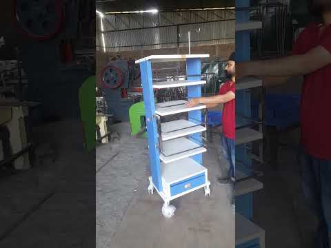 Mild steel laparoshop trolley, size/dimension: 6.5