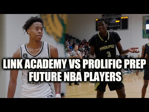 Link Academy vs Prolific Prep Tre Johnson vs Aj Dybansta Tyran Stokes Labaron Philon