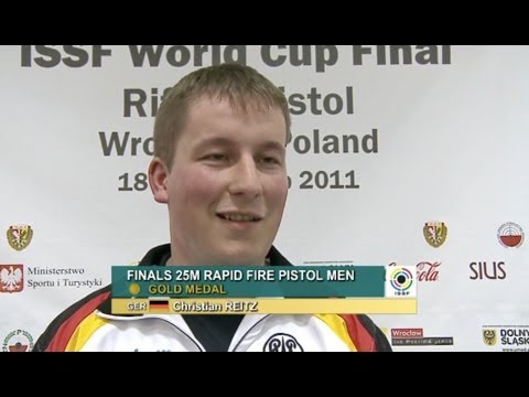 25m Rapid Fire Pistol Men Interview - ISSF Rifle&Pistol World Cup Final 2011, Wroclaw (POL)