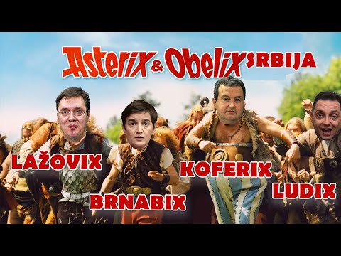 Aleksandar Vučić - LAŽOVIKS u zemlji Asteriksa i ObeliSKa 😂