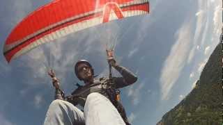 preview picture of video 'Paragliding in Andelsbuch'