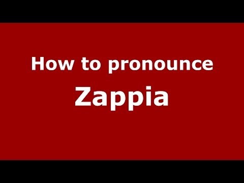 How to pronounce Zappia (Italian/Italy) - PronounceNames.com