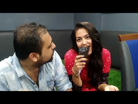 Trying BLACK ICE CREAM