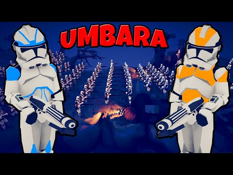 TABS Clones vs Clones on UMBARA! - Totally Accurate Battle Simulator: Star Wars Clone Wars Mod
