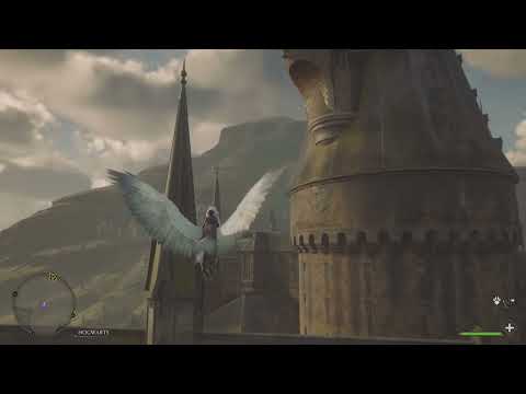 Hogwarts Legacy-PS5 Flying a Hippogriff for the first time