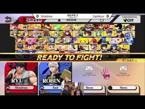 UQ Smash: Final Destination 2017 - Shadrew v SadHour [Losers R3]