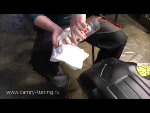шумоизоляция подкрылков Camry V70