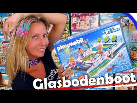 PLAYMOBIL 🚤 Glasbodenboot mit Unterwassermotor 9233 Ferien Unboxing Sports & Action