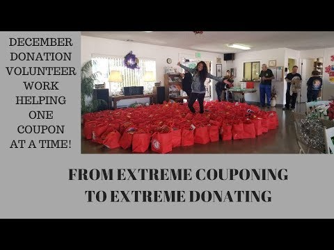 Extreme Couponing to Extreme Donating~December Donations/Charity Work~Come with me