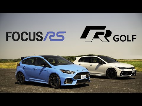 New Tech vs. Old School Fun: 2025 VW Golf R vs 2018 Ford Focus RS LE. Review, Track and Race.