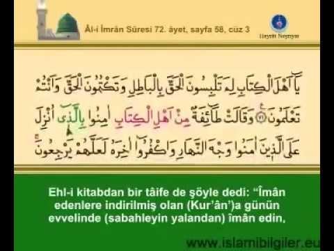 İSHAK DANIŞ ALİ İMRAN SURESİ 58 589 60 SAYFA