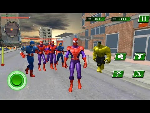 Spider Hero Revenge God Immortal Battle | Spider Hero City Rescue Missions - Best Android GamePlay