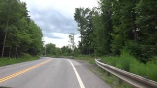 preview picture of video 'Driving North on Scenic Route 100 in Vermont to the Lodge at Mount Snow'