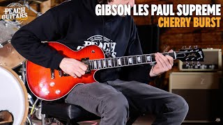 Video thumbnail for No Talking...Just Tones | Gibson Les Paul Modern Figured | Cherry Burst by Peach Guitars