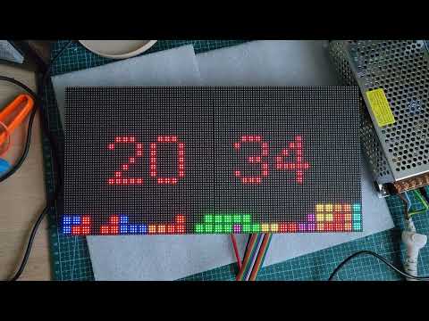 AnimatedPixelClock example animation video