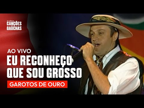 EU RECONHEÇO QUE SOU GROSSO - GAROTOS DE OURO