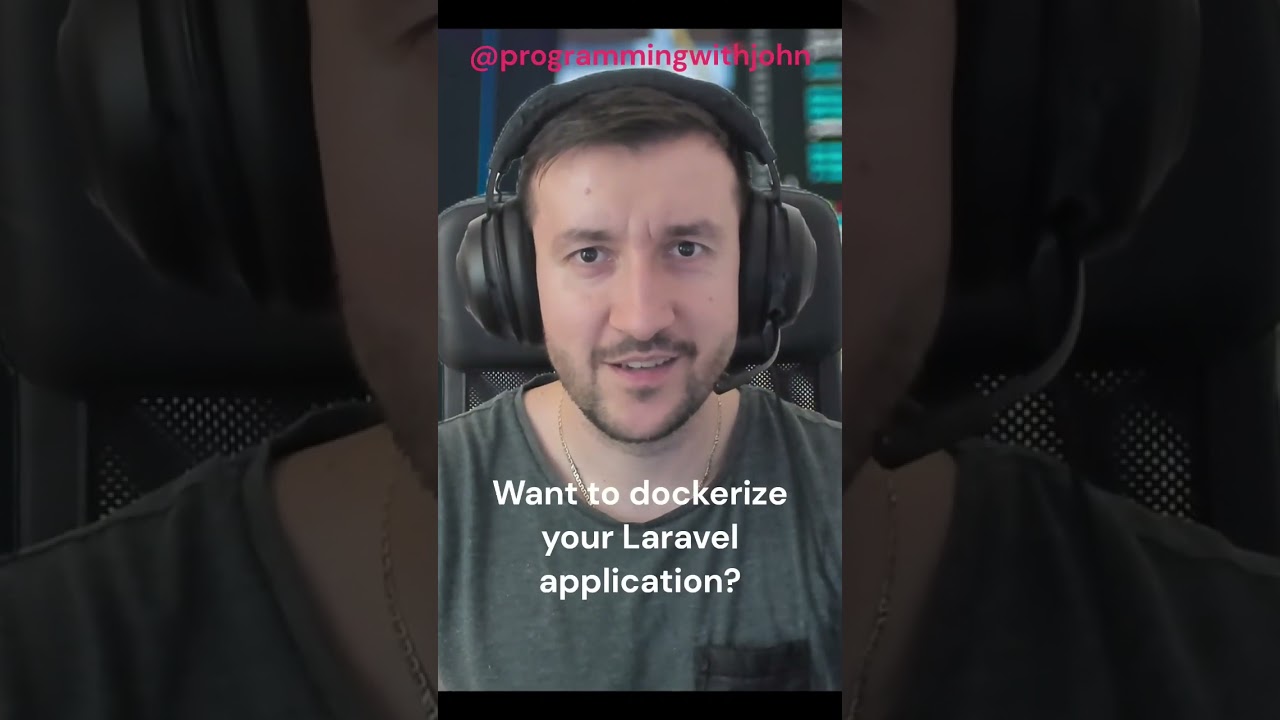 Dockerize Laravel application #programmingwithjohn
