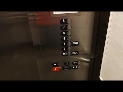 Otis Gen2 MRL Traction Aux. Elevator at Guest House #2 at Loews Sapphire Falls Resort in Orlando, FL