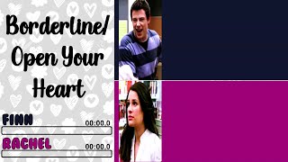 Glee - Borderline/Open Your Heart | Line Distribution + Lyrics