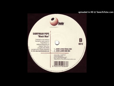 Sabrynaah Pope | Black Man (Jamie Lewis Vocal Mix)