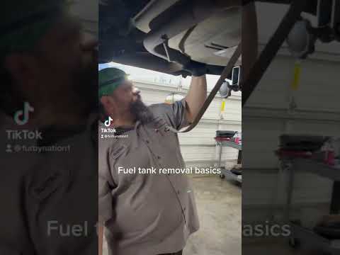 Fuel tank removal