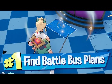 Recover the missing Battle Bus Plans Location - Fortnite