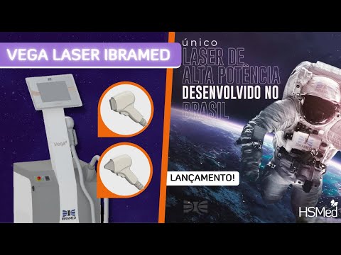 Vega Laser Retrátil - Aparelho de Laser C/ Aplicador Diodo 810nm Ibramed