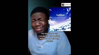 me listening to my completely unorganized Genshin Impact playlist