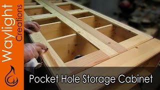 Easy DIY Wood Storage Cabinet