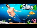 Making My Sim A Mermaid In THE SIMS 4 Island Living Expansion!