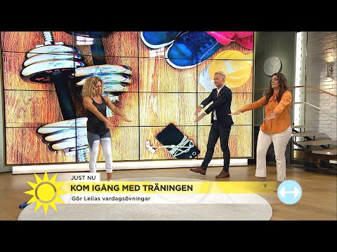 Smarta träningsövningarna för att komma igång efter sommaren  - Nyhetsmorgon (TV4)