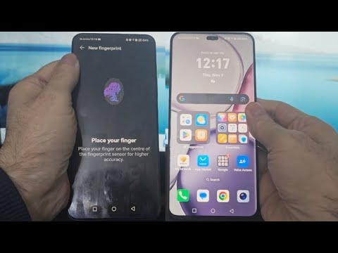 How to set fingerprint lock in honor X9C